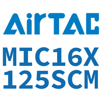 Airtac 缓冲型迷你气缸-MIC16X125SCM