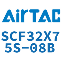 Airtac 标准气缸拉杆式带阀型-SCF32X75S-08B