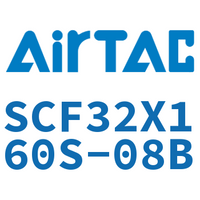 Airtac 标准气缸拉杆式带阀型-SCF32X160S-08B