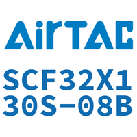 Airtac 标准气缸拉杆式带阀型-SCF32X130S-08B