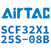 Airtac 标准气缸拉杆式带阀型-SCF32X125S-08B