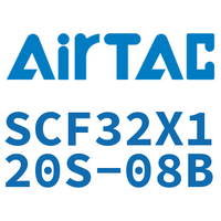 Airtac 标准气缸拉杆式带阀型-SCF32X120S-08B
