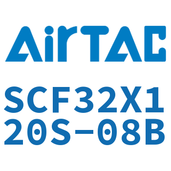 Airtac 标准气缸拉杆式带阀型-SCF32X120S-08B