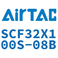 Airtac 标准气缸拉杆式带阀型-SCF32X100S-08B
