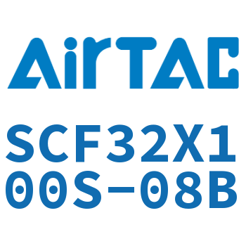 Airtac 标准气缸拉杆式带阀型-SCF32X100S-08B