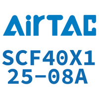 Airtac 标准气缸拉杆式带阀型-SCF40X125-08A