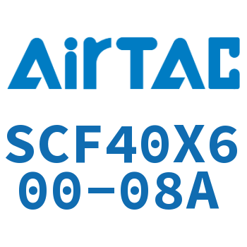 Airtac 标准气缸拉杆式带阀型-SCF40X600-08A