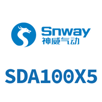 Airtac 超薄气缸-SDA100X5