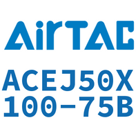 Airtac 可调紧凑型气缸-ACEJ50X100-75B