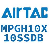 Airtac 铰链安装型气缸-MPGH10X10SSDB