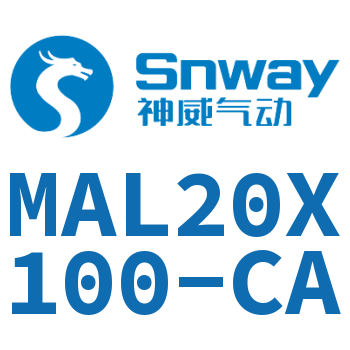 Airtac 铝合金迷你气缸-MAL20X100-CA