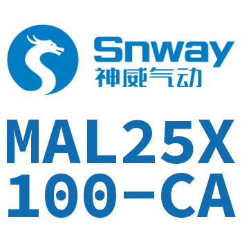 Airtac 铝合金迷你气缸-MAL25X100-CA