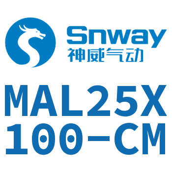 Airtac 铝合金迷你气缸-MAL25X100-CM