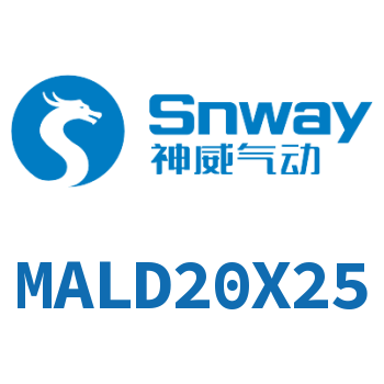 Airtac 铝合金迷你气缸-MALD20X25