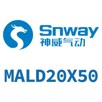 Airtac 铝合金迷你气缸-MALD20X50