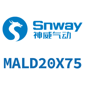 Airtac 铝合金迷你气缸-MALD20X75