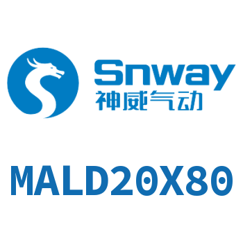 Airtac 铝合金迷你气缸-MALD20X80