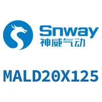 Airtac 铝合金迷你气缸-MALD20X125