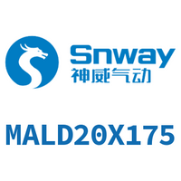 Airtac 铝合金迷你气缸-MALD20X175