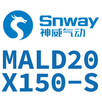 Airtac 铝合金迷你气缸-MALD20X150-S