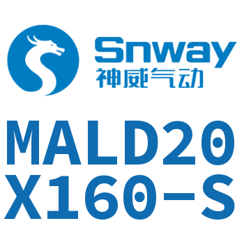 Airtac 铝合金迷你气缸-MALD20X160-S