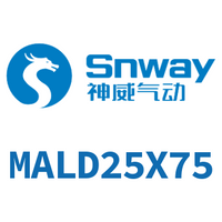 Airtac 铝合金迷你气缸-MALD25X75