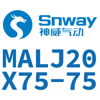 Airtac 可调迷你气缸-MALJ20X75-75