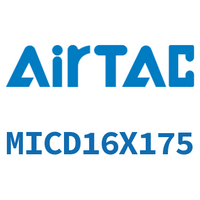 Airtac 带气缓冲双出迷你气缸-MICD16X175