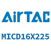 Airtac 带气缓冲双出迷你气缸-MICD16X225