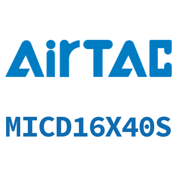 Airtac 带气缓冲双出迷你气缸-MICD16X40S