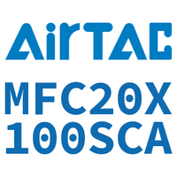 Airtac 带缓冲不锈钢迷你气缸-MFC20X100SCA