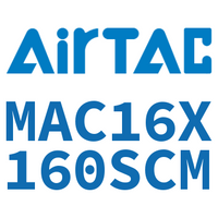 Airtac 不锈钢迷你气缸-MAC16X160SCM