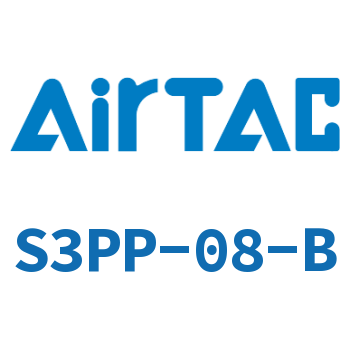 Airtac 凸头按钮型机械阀-S3PP-08-B