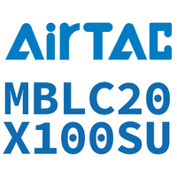 Airtac 铝合金迷你气缸-MBLC20X100SU