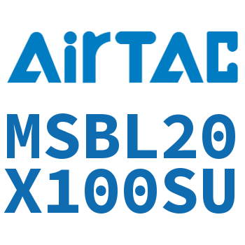 Airtac 铝合金迷你气缸-MSBL20X100SU