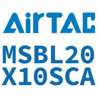 Airtac 铝合金迷你气缸-MSBL20X10SCA