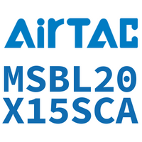 Airtac 铝合金迷你气缸-MSBL20X15SCA