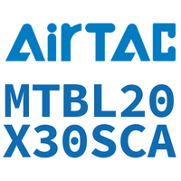 Airtac 单动铝合金迷你气缸-MTBL20X30SCA