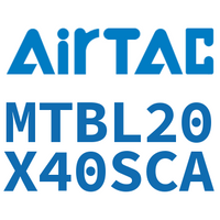 Airtac 单动铝合金迷你气缸-MTBL20X40SCA