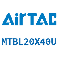 Airtac 单动铝合金迷你气缸-MTBL20X40U