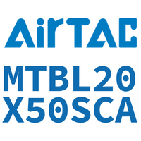 Airtac 单动铝合金迷你气缸-MTBL20X50SCA