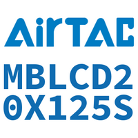 Airtac 铝合金迷你气缸-MBLCD20X125S