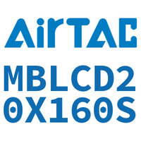 Airtac 铝合金迷你气缸-MBLCD20X160S