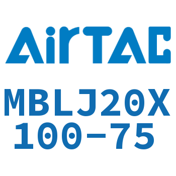 Airtac 可调铝合金迷你气缸-MBLJ20X100-75