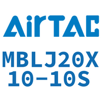Airtac 可调铝合金迷你气缸-MBLJ20X10-10S