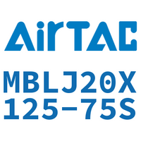 Airtac 可调铝合金迷你气缸-MBLJ20X125-75S