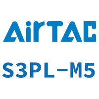 Airtac 停驻旋转按钮型机械阀-S3PL-M5