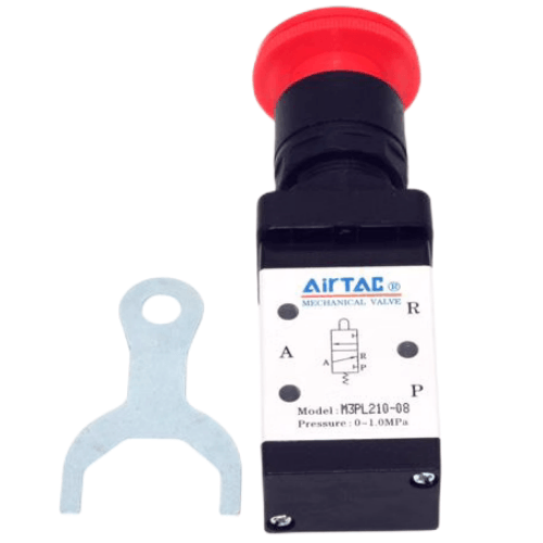 Airtac 停驻旋转按钮型机械阀-M3PL