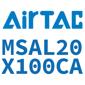 Airtac 前单动迷你气缸-MSAL20X100CA