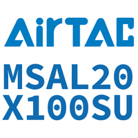 Airtac 前单动迷你气缸-MSAL20X100SU